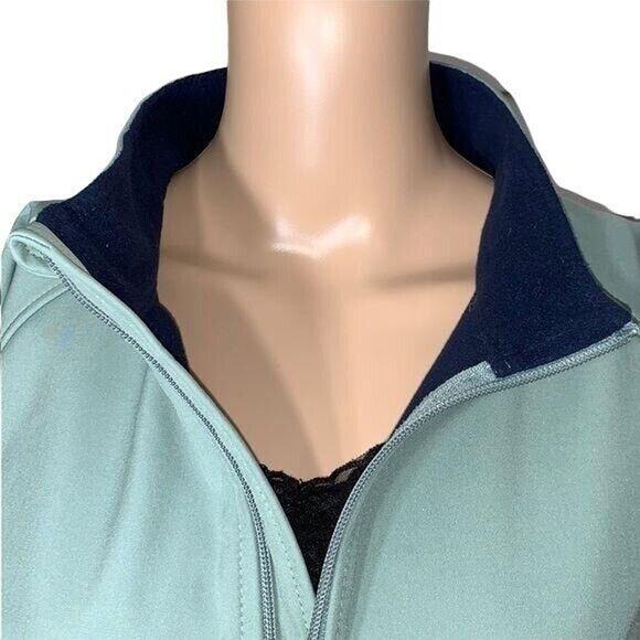 Northfield Womens Soft Shell Outdoor Jacket Fleece Lined Mid Weight Green Large - Picture 3 of 11